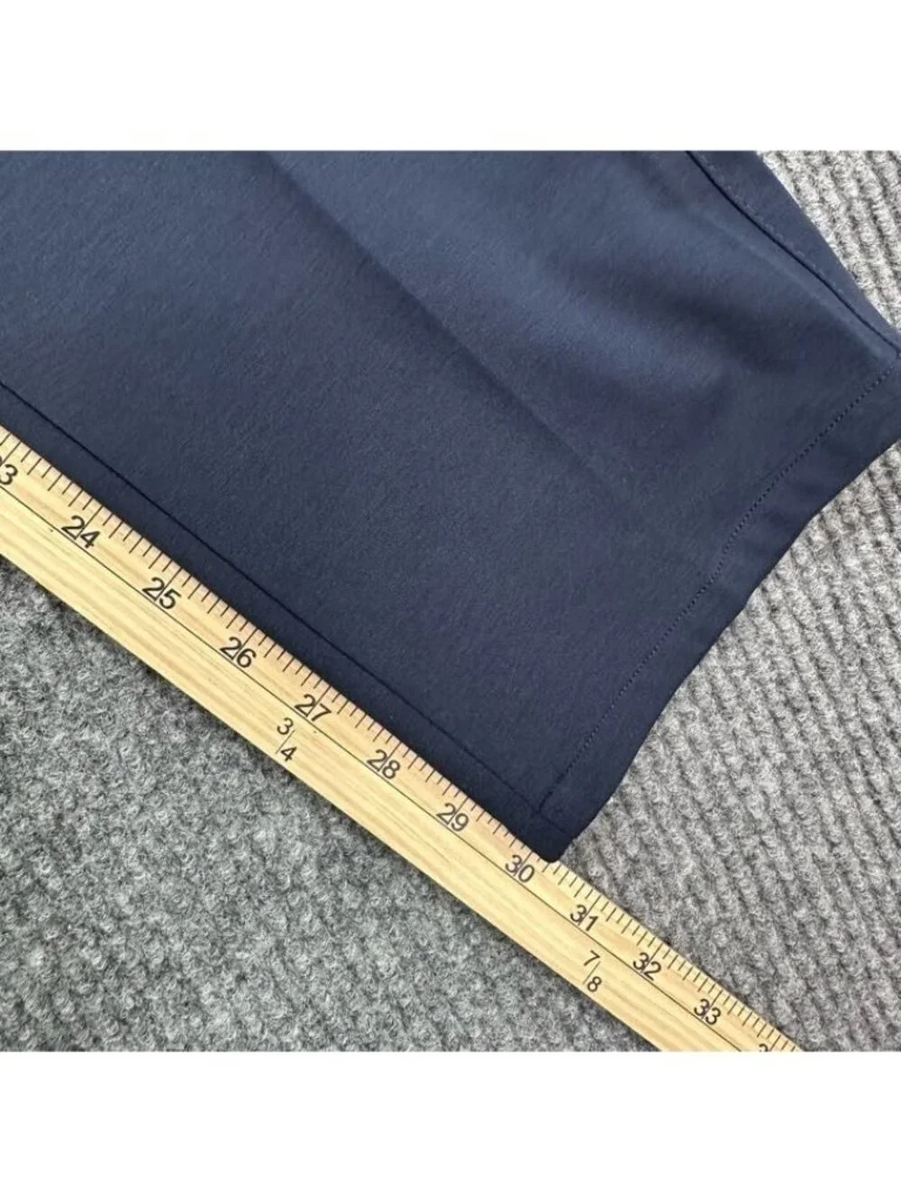 Brax Chuck Hi Flex Jersey Blue Five Pocket Pants Straight Leg Stretch Mens 36x34